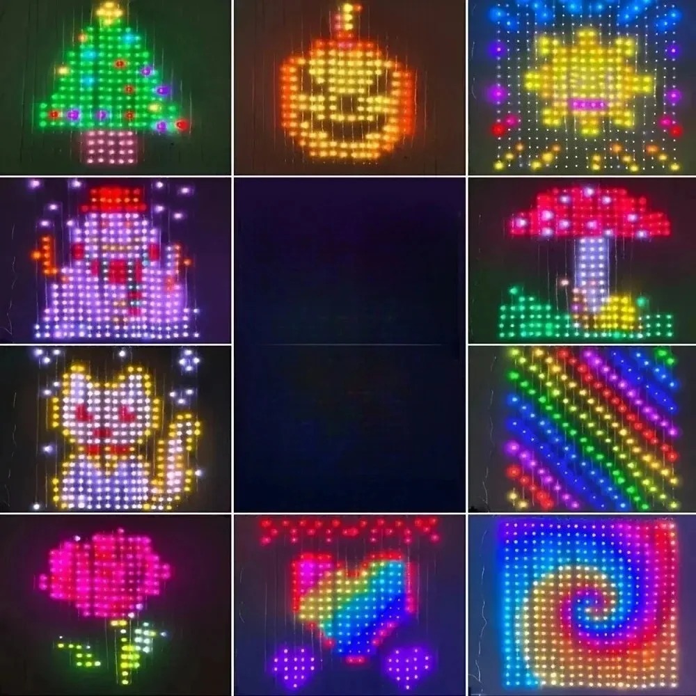 Home Decor Free App - Luces LED de cortina de píxeles
