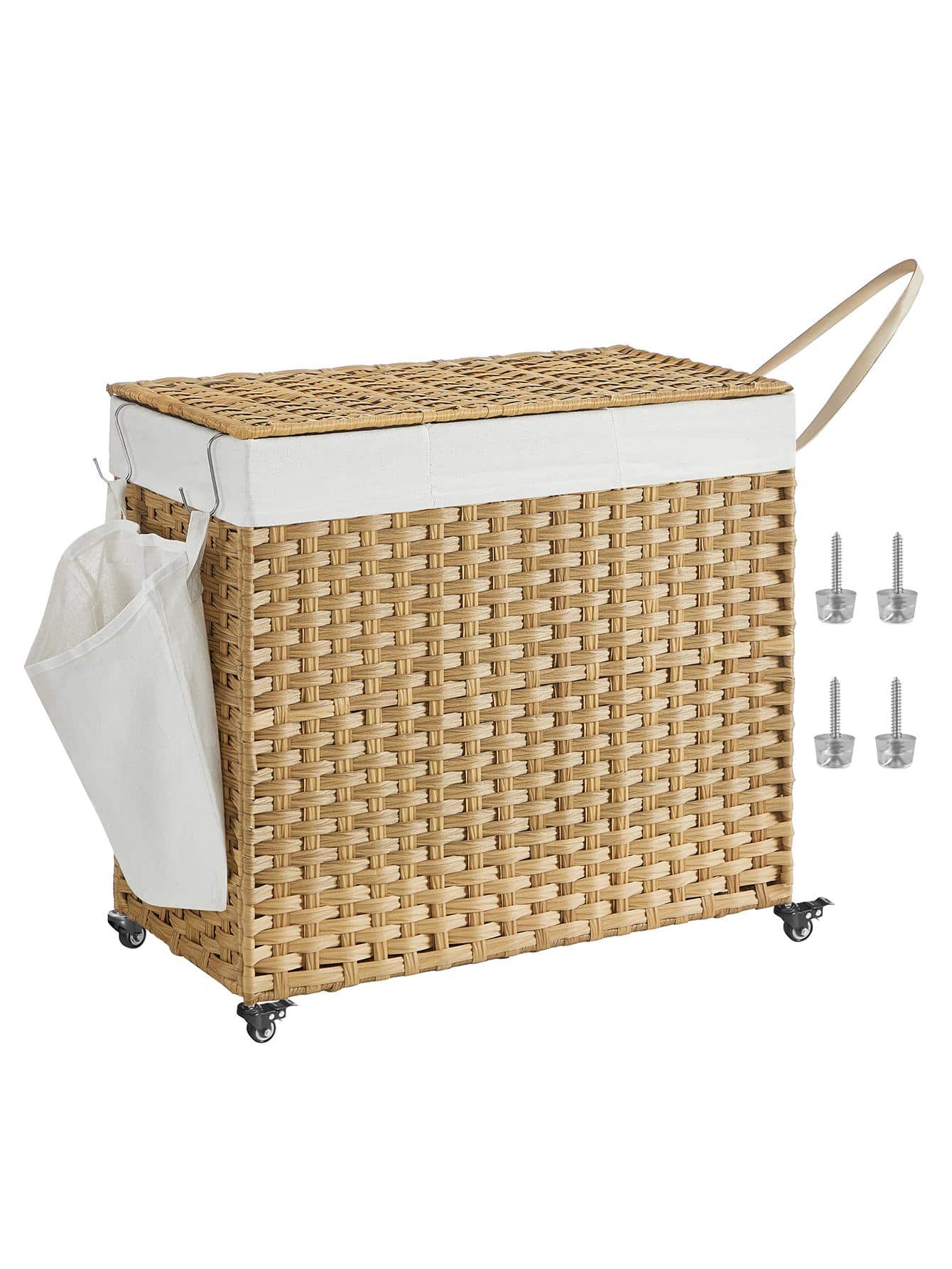 Cesto para la ropa sucia con t - Rattan Plant Basket reseña y precio