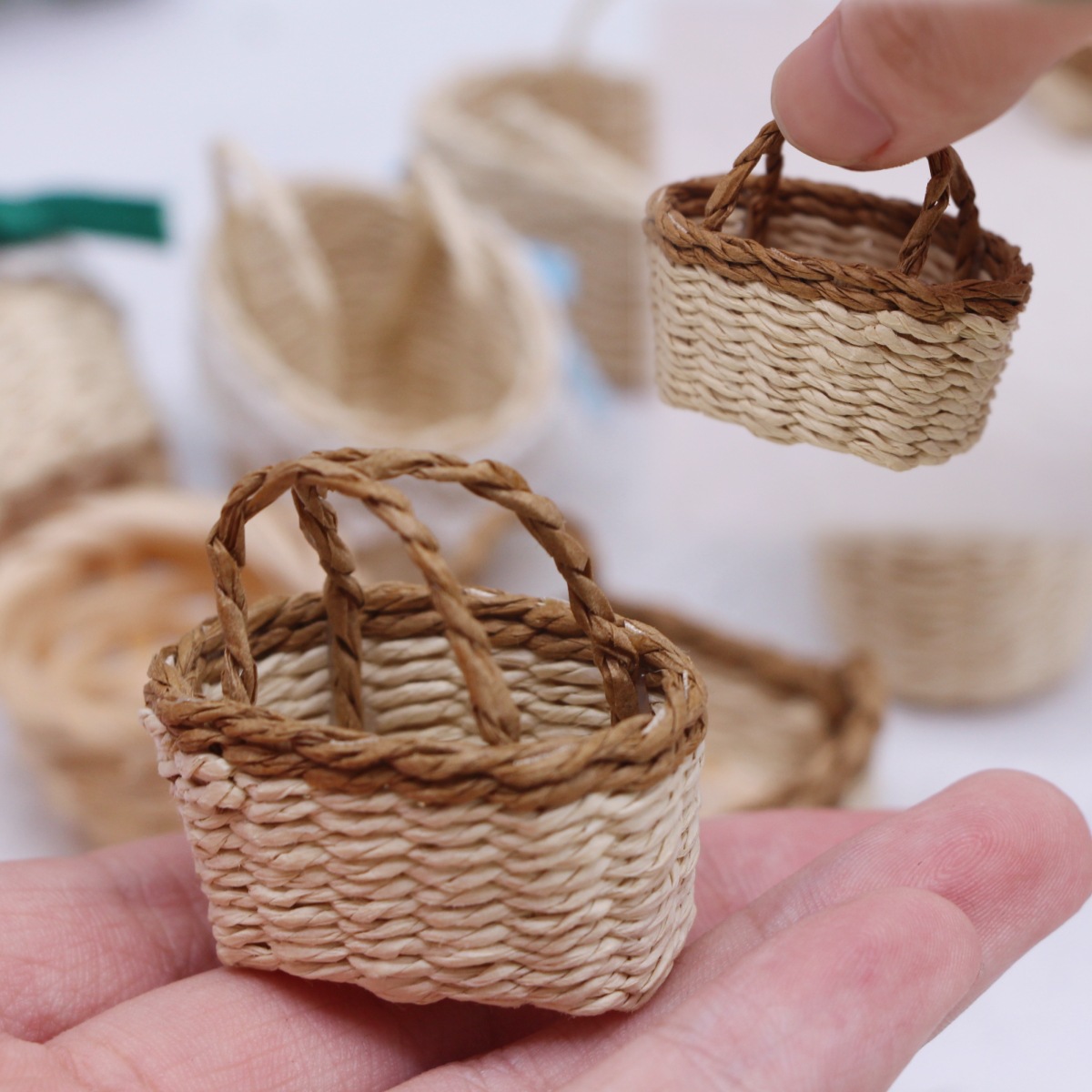 Cesta de mano de hierba Lafite - Rattan Plant Basket reseña y precio