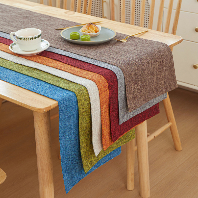 Nuevo camino de mesa Boxer de  - Linen Table Runner reseña y precio