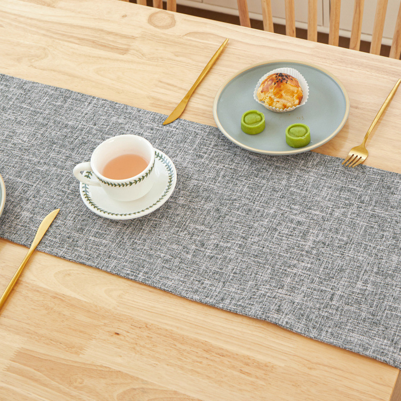 Nuevo camino de mesa Boxer de  - Linen Table Runner reseña y precio