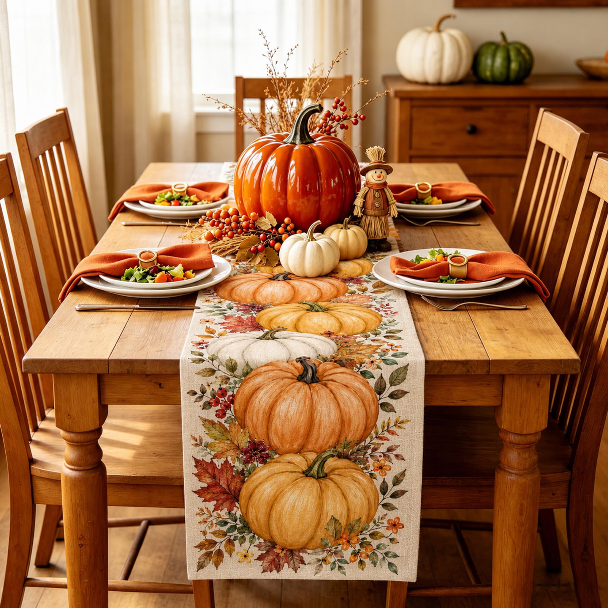 Caminero de Mesa de Halloween  - Linen Table Runner reseña y precio
