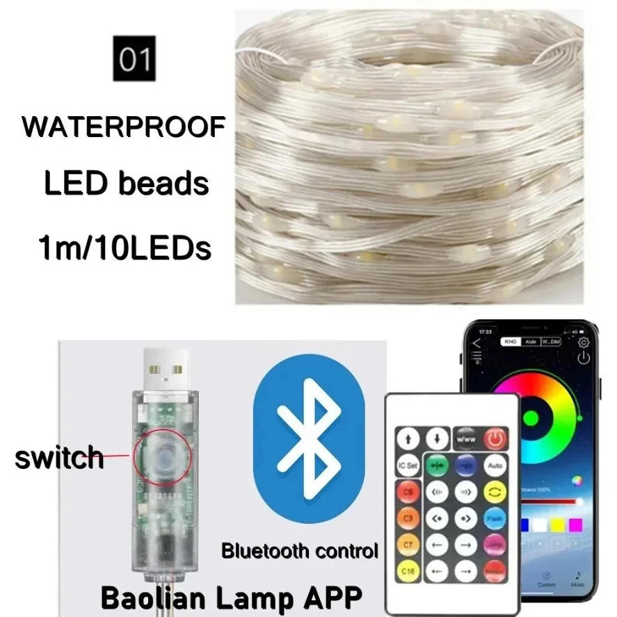 Guirnalda de luces LED RGB WS2 - Home Decor Free App reseña y precio