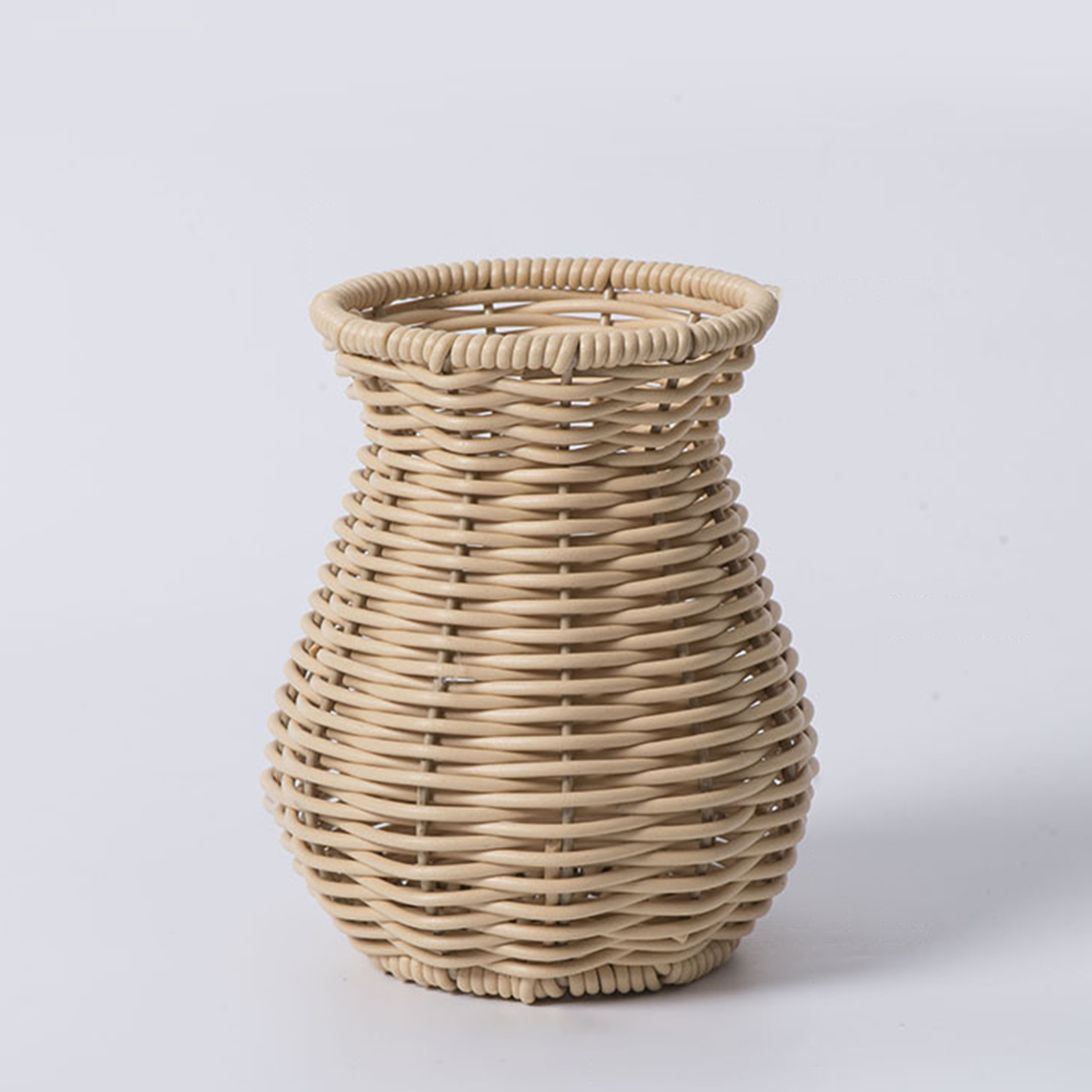 Soporte de flores secas tejido - Rattan Plant Basket reseña y precio