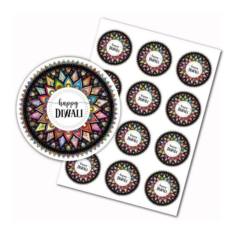 Pegatinas de feliz Diwali, dec - Home Decor Indonesia reseña y precio