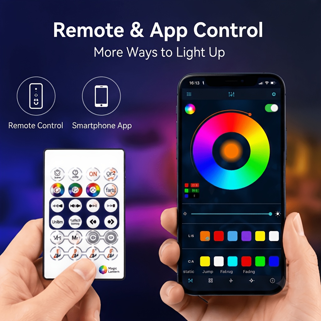 Tira de Luz LED RGBIC Flexible - Home Decor Free App reseña y precio