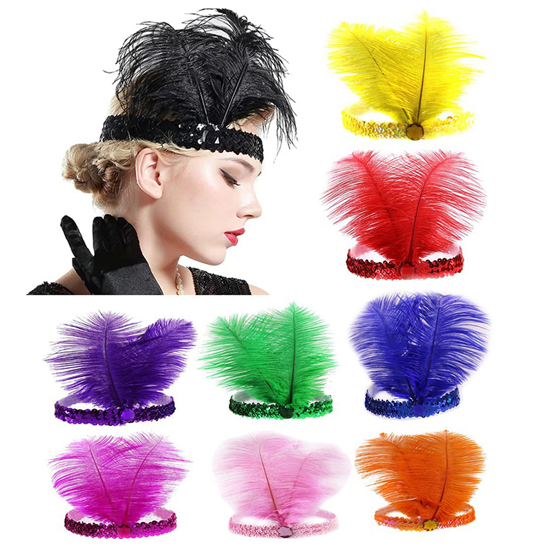Diadema de cristal con plumas  - Home Decor Indonesia reseña y precio