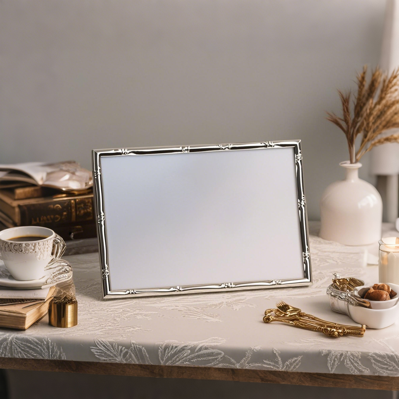 Marco de Fotos Europeo de Alum - Bamboo Photo Frame reseña y precio