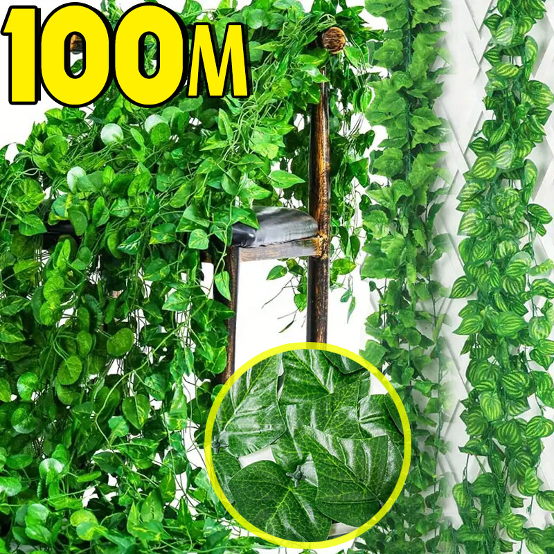 Guirnalda de vid de hiedra ver - Rattan Plant Basket reseña y precio