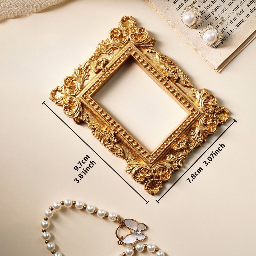 Marco de Fotos Vintage Dorado  - Bamboo Photo Frame reseña y precio