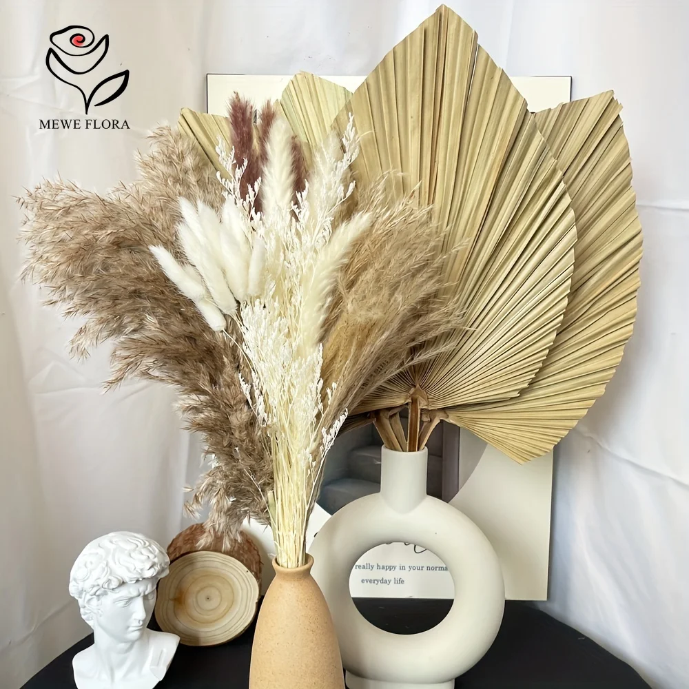 35 Uds. De hierba de Pampas Na - Pampas Grass Decor reseña y precio