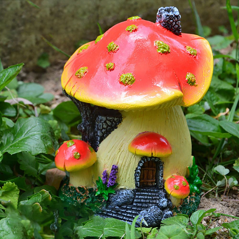 Casa de setas en miniatura, ja - Home Decor Za reseña y precio