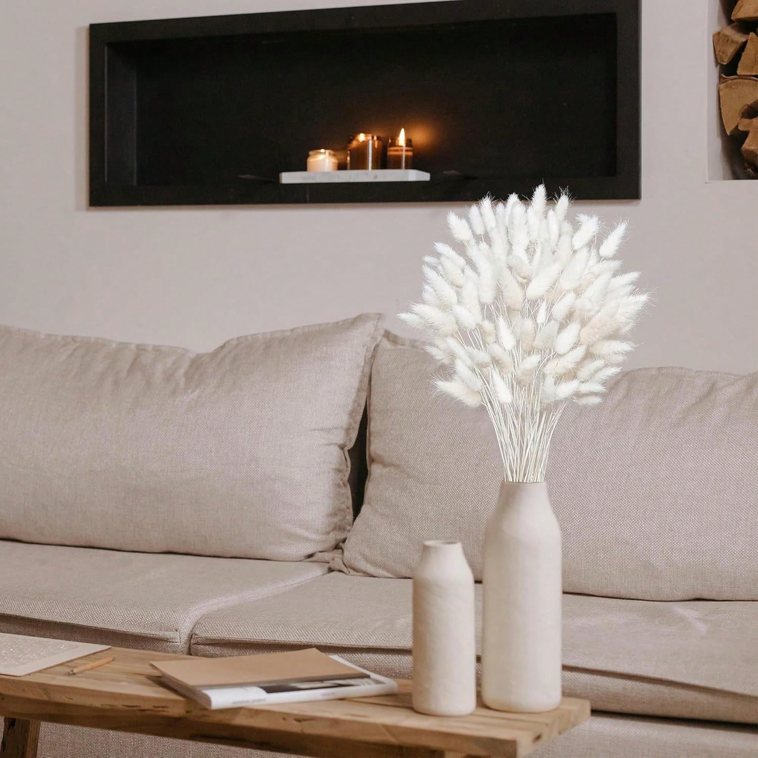 120 Uds. Decoración de hierba  - Pampas Grass Decor reseña y precio