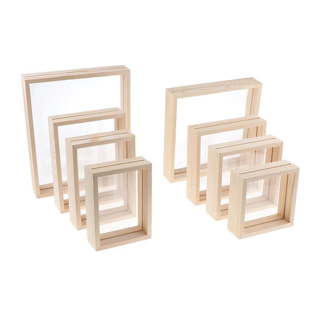 Marco de madera transparente h - Bamboo Photo Frame reseña y precio