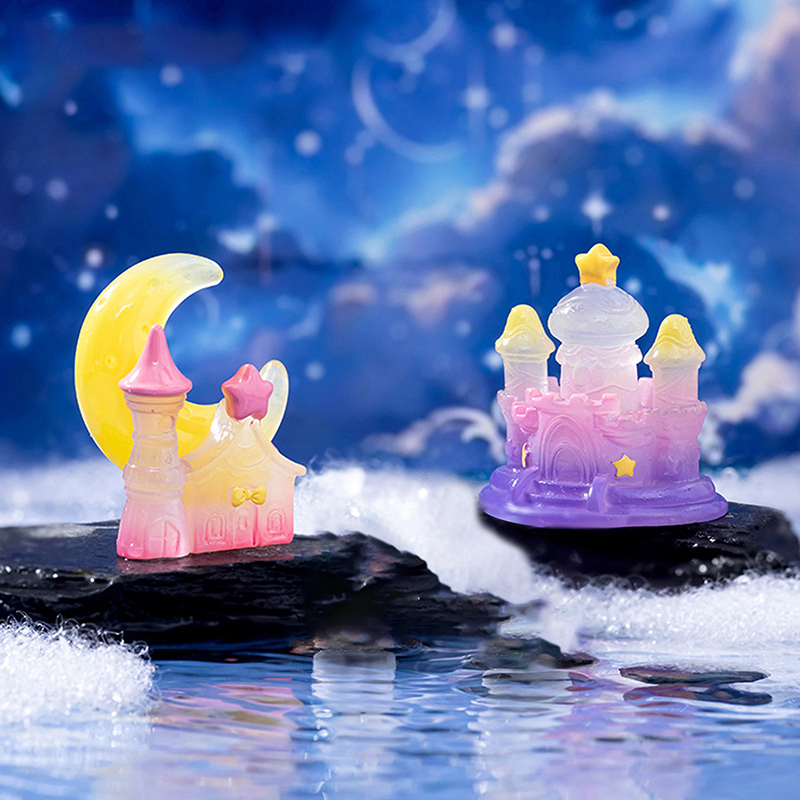 Mini castillo luminoso, adorno - Home Decor Za reseña y precio