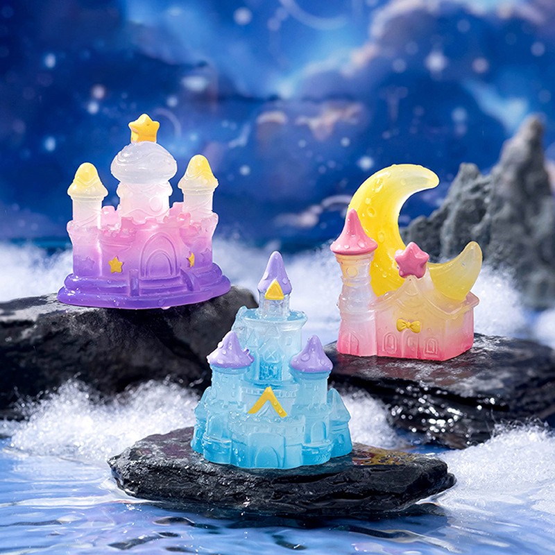 Mini castillo luminoso, adorno - Home Decor Za reseña y precio