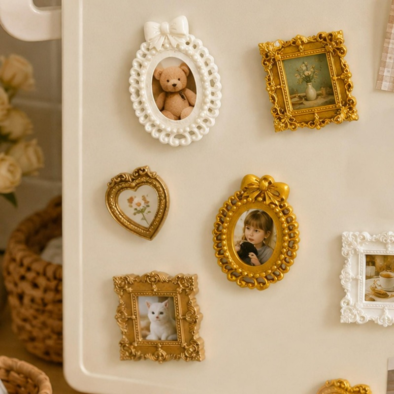 Mini Marco de Fotos Retro de 3 - Bamboo Photo Frame reseña y precio