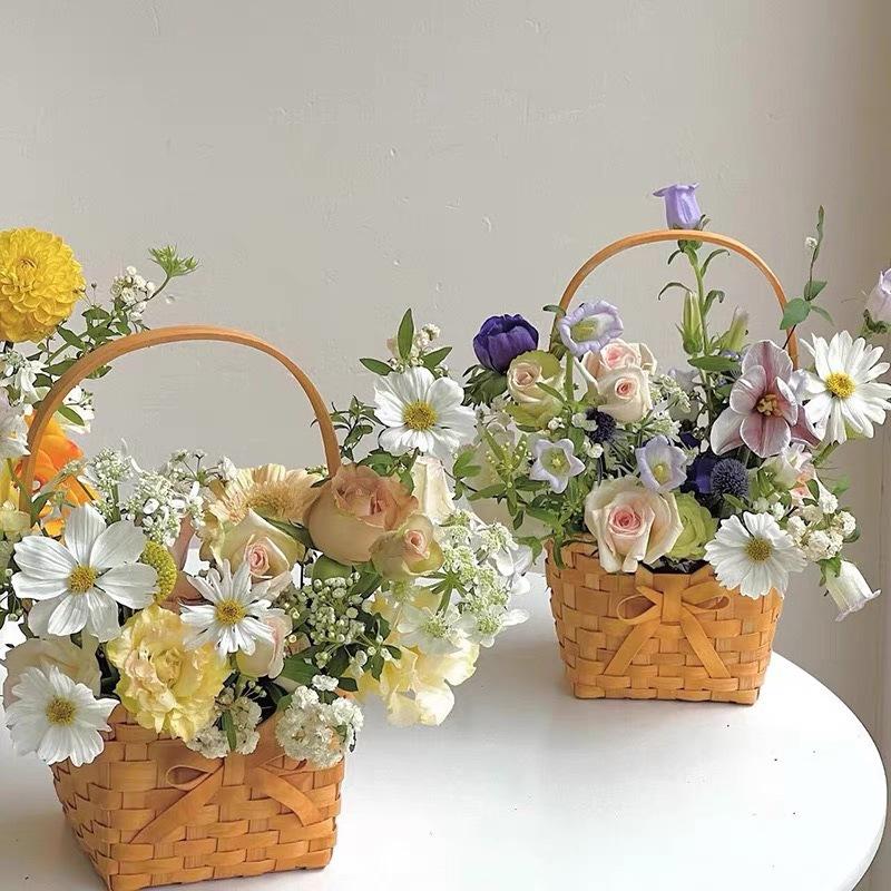 Nueva Cesta de Mimbre de Ratán - Rattan Plant Basket reseña y precio
